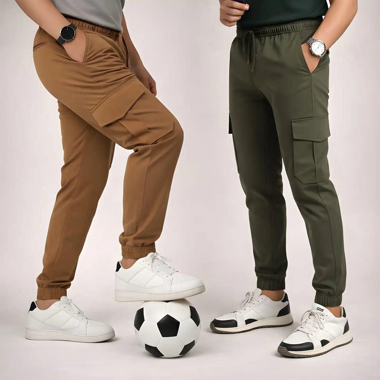 Experience all-day comfort with our premium Cargo Joggers made from 97% cotton and 3% spandex, these Cargo Joggers are soft, breathable, and gently stretchable for comfort. Designed with 6 functional pockets to keep your essentials secure, perfect for daily wear, travel, or outdoor use.