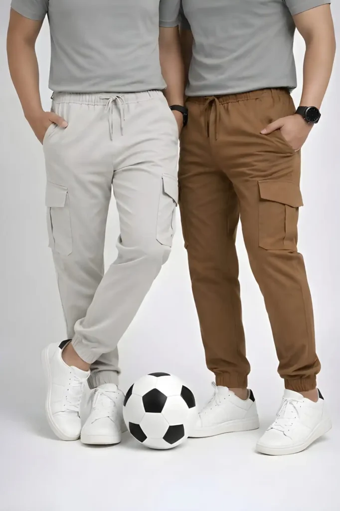 Experience all-day comfort with our premium Cargo Joggers made from 97% cotton and 3% spandex, these Cargo Joggers are soft, breathable, and gently stretchable for comfort. Designed with 6 functional pockets to keep your essentials secure, perfect for daily wear, travel, or outdoor use.