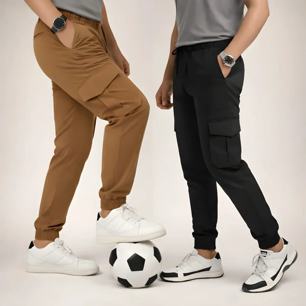 Experience all-day comfort with our premium Cargo Joggers made from 97% cotton and 3% spandex, these Cargo Joggers are soft, breathable, and gently stretchable for comfort. Designed with 6 functional pockets to keep your essentials secure, perfect for daily wear, travel, or outdoor use.