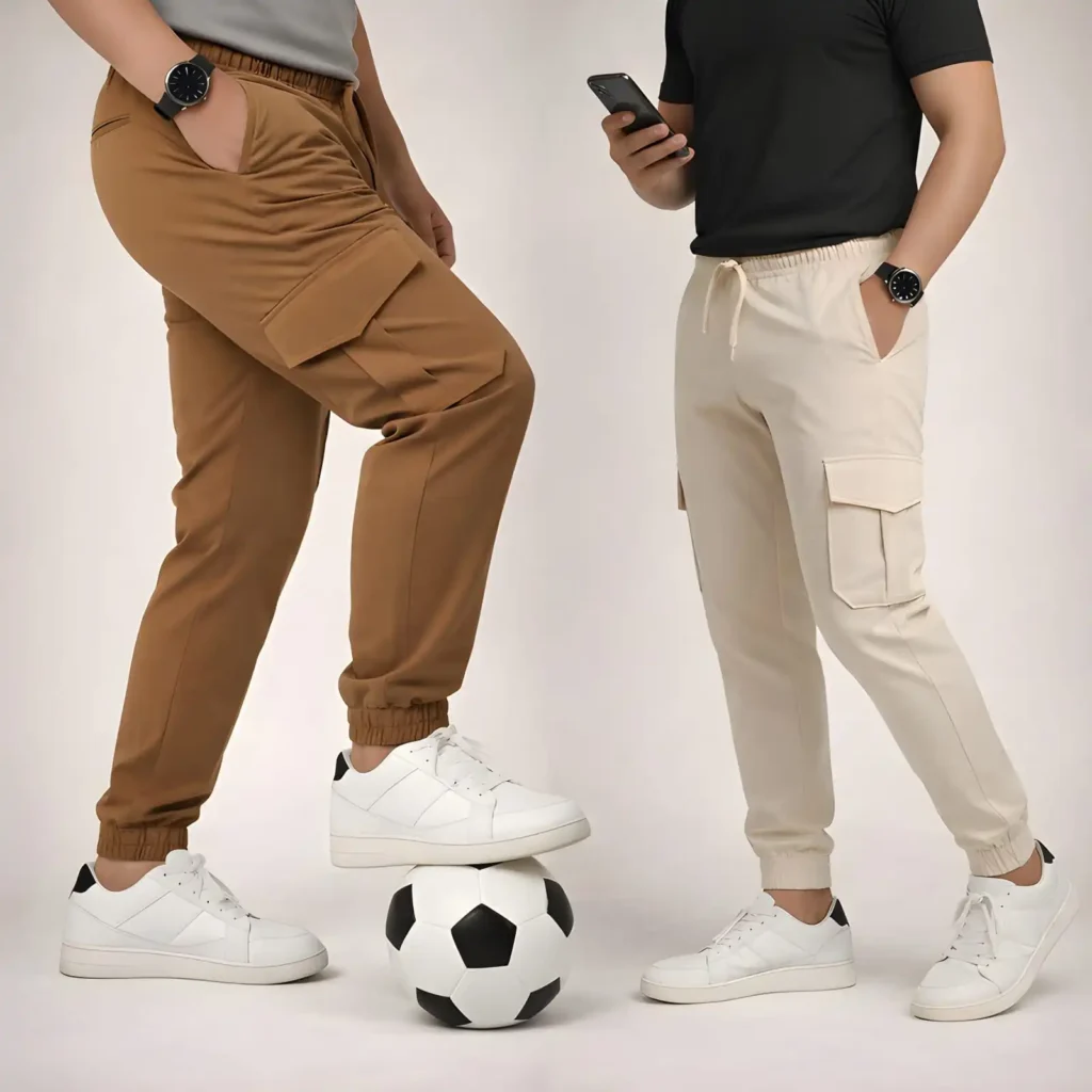 Experience all-day comfort with our premium Cargo Joggers made from 97% cotton and 3% spandex, these Cargo Joggers are soft, breathable, and gently stretchable for comfort. Designed with 6 functional pockets to keep your essentials secure, perfect for daily wear, travel, or outdoor use.